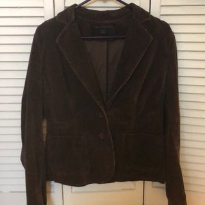 Chocolate Brown Corduroy Blazer
